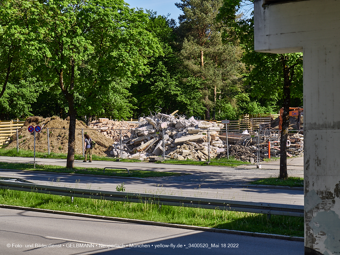 18.05.2022 - Baustelle am Haus für Kinder in Neuperlach